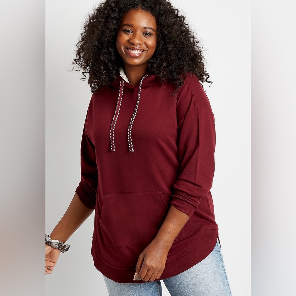 Maurices Berry Faux
Fur Lined Hood Pullover Hoodie